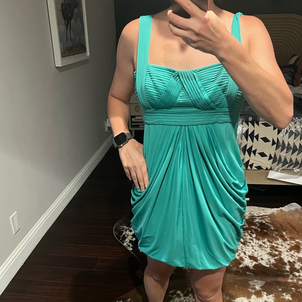 Green bcbgmaxazria dress